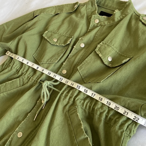 YOLO Army Green Utility Jacket - Picture 9 of 11
